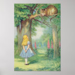 Alice and the Cheshire Cat Posters