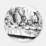 Alice at the Mad Tea Party Fridge Magnet