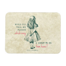 Alice in Wonderland Flexible Magnets