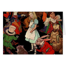 Alice in Wonderland Greeting Cards