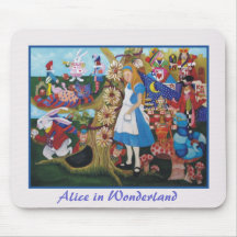 Alice in Wonderland Mouse Pads