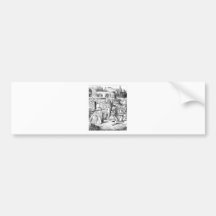 Alice in Wonderland: Queen of Hearts & First Knave Bumper Stickers