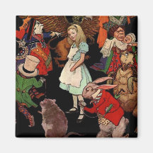 Alice in Wonderland Refrigerator Magnet