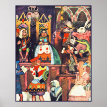 Alice in Wonderland - The Queen's Court Print