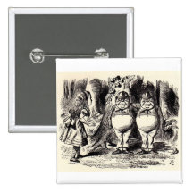 Alice in Wonderland: Twiddle Dee and Twiddle Dum Pin