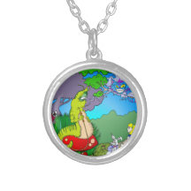 Alice meets Caterpillar Custom Necklace