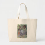 Alice meets the Cheshire Cat Canvas Bag