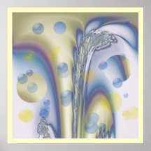 Alien Bubble Bath Poster
