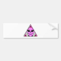 Alien Bumper Sticker