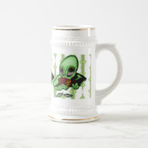 Alien Gambler Coffee Mug