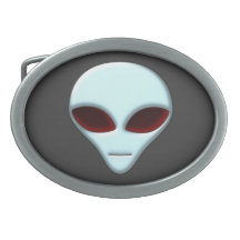 Alien Head 01 Belt Buckle