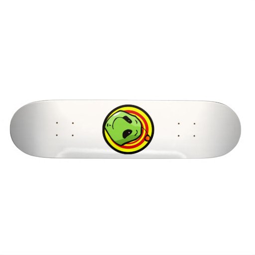 Alien Head Skate Deck