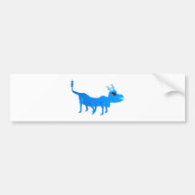 Alien Hund dog Autoaufkleber