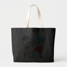 Alien Invasion Canvas Bag
