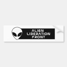 Alien Liberation Front Bumper Sticker
