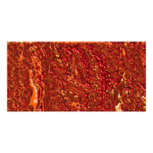 Alien Orange Photo Greeting Card