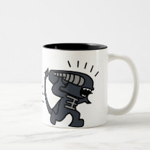 Alien vs Soldier Chase Mug