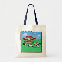 Aliens Cows Bag