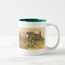All Aboard ! The Easter Train ! Coffee Mugs