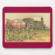 All Aboard ! The Easter Train ! Mouse Pad