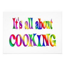All About Cooking Personalized Invite