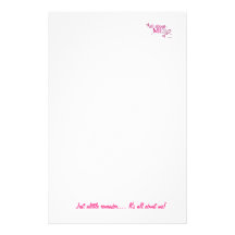all about me, Just alittle reminder.... It's al... Stationery