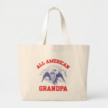 All American Grandpa Tote Bag