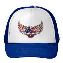 All American tribal wings hat