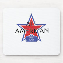 All American Twin Dad Mousemats