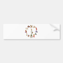 All Around Alice in Wonderland Bumper Stickers