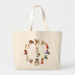 All Around Alice in Wonderland Canvas Bag