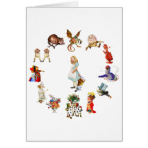 All Around Alice in Wonderland Card