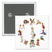 All Around Alice in Wonderland Pin