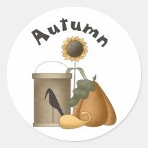 All Dem Blessings · Autumn Round Sticker