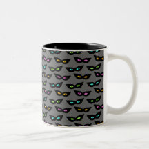 ALL EYES and MASKS by SHARON SHARPE Mugs
