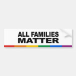 All families matter bumper sticker