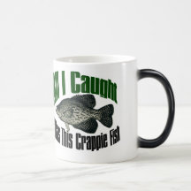 All I caught was this crappie fish MUG