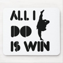 All I Do Is Win At Kungfu Mouse Pads
