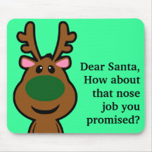 All I Want for Christmas is Plastic Surgery Mouse Pad