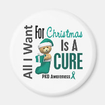 All I Want For Christmas PKD Refrigerator Magnets