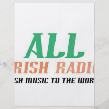 All Irish Radio Custom Flyer