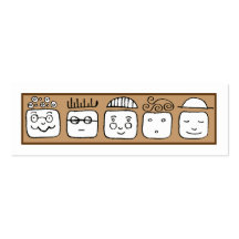 All kinds of people business cards