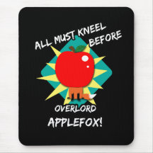 All must kneel before overlord applefox mouse pads