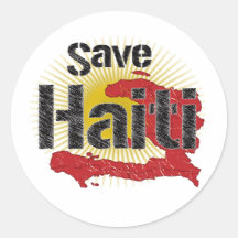 ALL Proceeds go to RED CROSS - Save Haiti Sticker