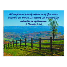 All scripture is given by inspiration of God, and Post Card