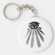 All Seeing Eye Mason Keychains