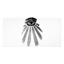 All Seeing Eye Mason Photo Greeting Card