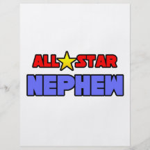 All Star Nephew Custom Flyer