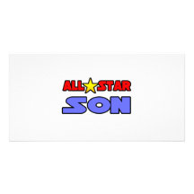 All Star Son Personalised Photo Card