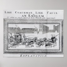 Allegory of the Dangers of Low Church Print